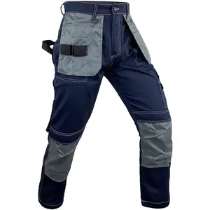 Skylinewears Men's Work Utility & Safety Pants Reinforced Cordura Knee Tactical Pants Utility Tools Holster Pockets Workwear Pants