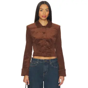 LIONESS Balmy Jacket in Chocolate