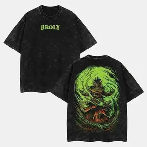 Rock Lee - Naruto Anime Double Printed Vintage Oversize Unisex T-shirt, Premium Fit & Vintage Wash, Graphic Tee for Anime Fans & Streetwear Enthusiasts