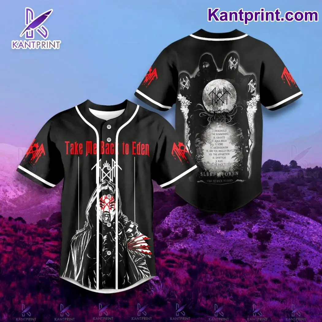 Sleep Token Custom Name Black Baseball Jersey NNA