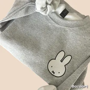 Miffy Inspired Embroidered Sweatshirt