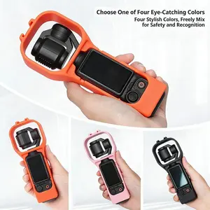Camera Case for DJI Osmo Pocket 3 Protective Shell with Mic Fill Light Bracket