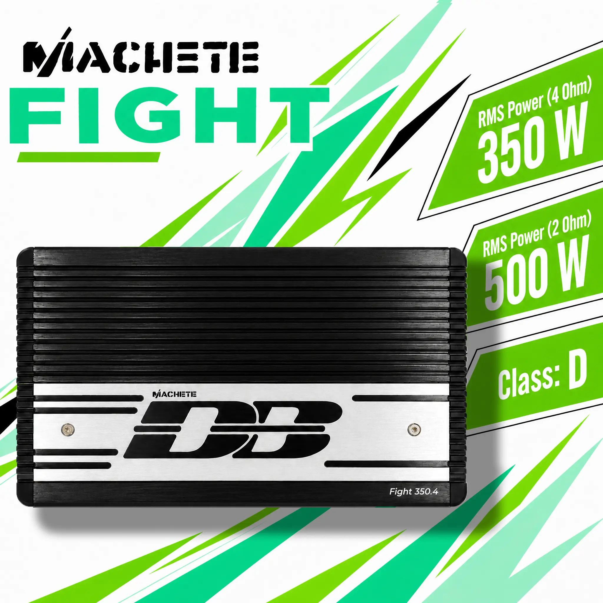 MACHETE FIGHT 350.4 | 350 Watt 4-channel amplifier