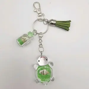 Colorful Luminous Tortoises keychains