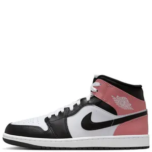 Men's Jordan 1 Mid White/Black-Rust Pink (DQ8426 100)