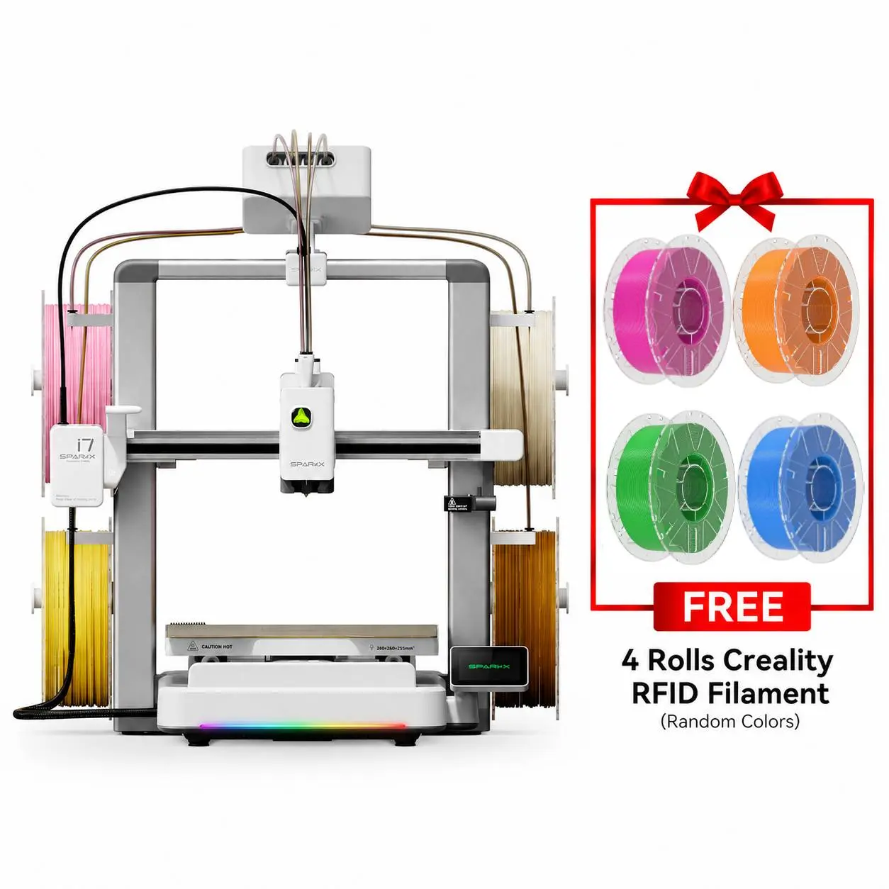 Creality SPARKX i7 NANO 3D Printer +FREE Hyper PLA RFID*4 Creality SPARKX i7 NANO 3D Printer +FREE Hyper PLA RFID*4