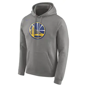 [881131-063] Mens Nike NBA Golden State Warriors Club Fleece Logo Pullover Hoodie