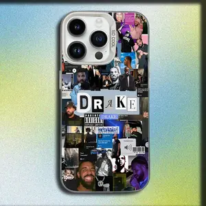 Funny Singer D-Drake Rapper Trendy Design Colorful Style Phone Case For iPhone 17/16/15/14/13/12/11/Pro/ProMax/Plus/17Air White Matte Shockproof Cover, Special Gift
