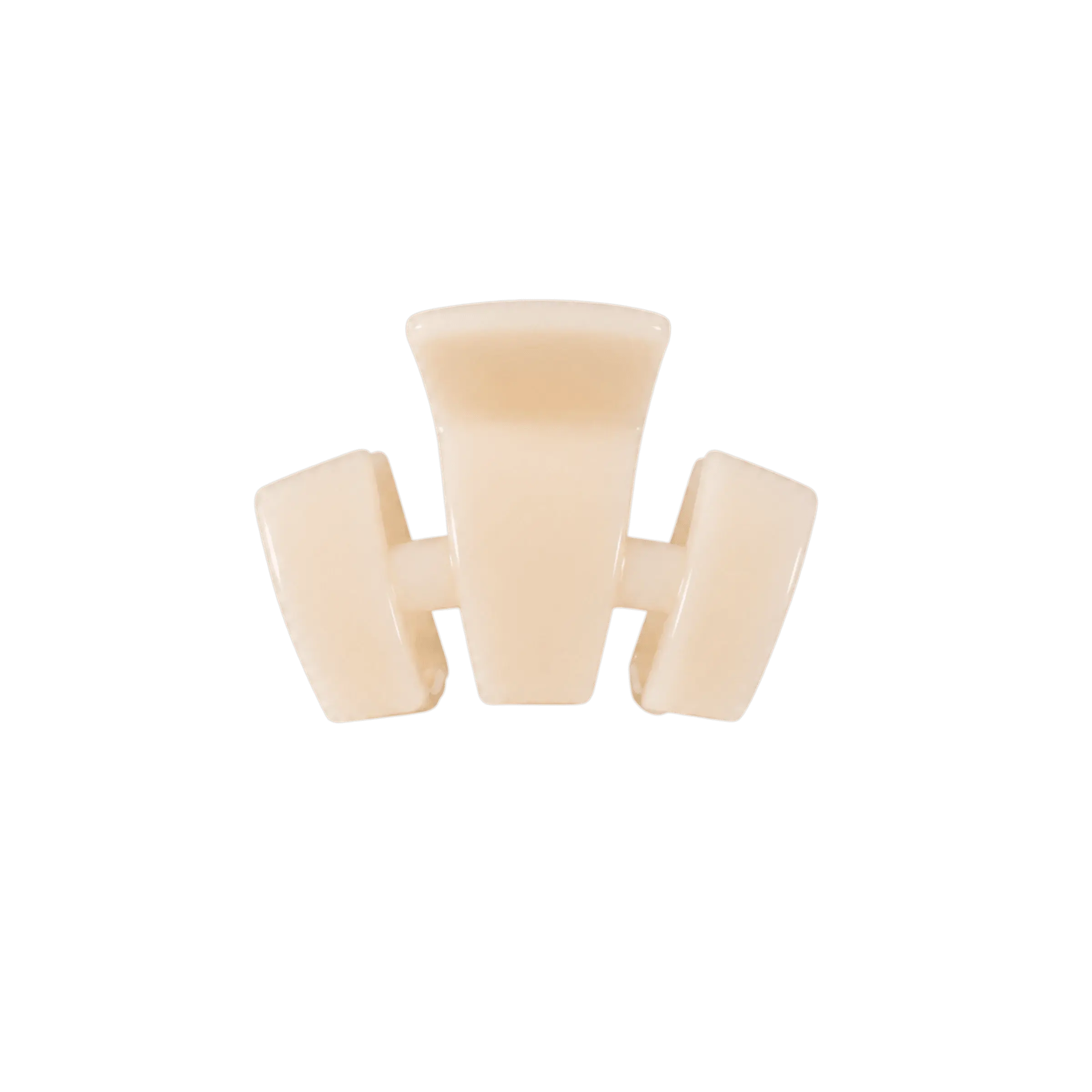 Classic Almond Beige Petite Claw Clip
