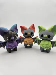 Halloween Pixie Bat | 3D Printed Articulating Figurine Great Gift and Desk Figure
