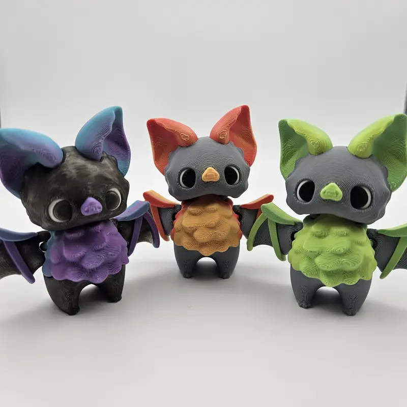 Halloween Pixie Bat | 3D Printed Articulating Figurine Great Gift and Desk Figure