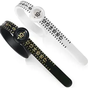 New |Reusable Ring Sizer REIDEA Ring Sizer 1-17 | High-Quality Adjustable Finger Size Gauge with Magnified Glass,3 Colors, Easyread Markings, Sturdy Construction
