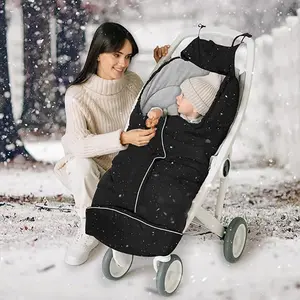 Baby stroller winter warm sleeping bag, warm foot cover, outdoor travel windproof blanket, baby stroller blanket, sleeping bag foot pad universal suitable for travel winter gifts, Christmas gifts