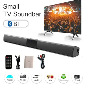 Soundbar Speakers, Bluetooth 5.0 TV Soundbar, HD Audio Stereo Soundbar Surround Sound Home Cinema With Remote Control, Support RCA AUX TF-Card