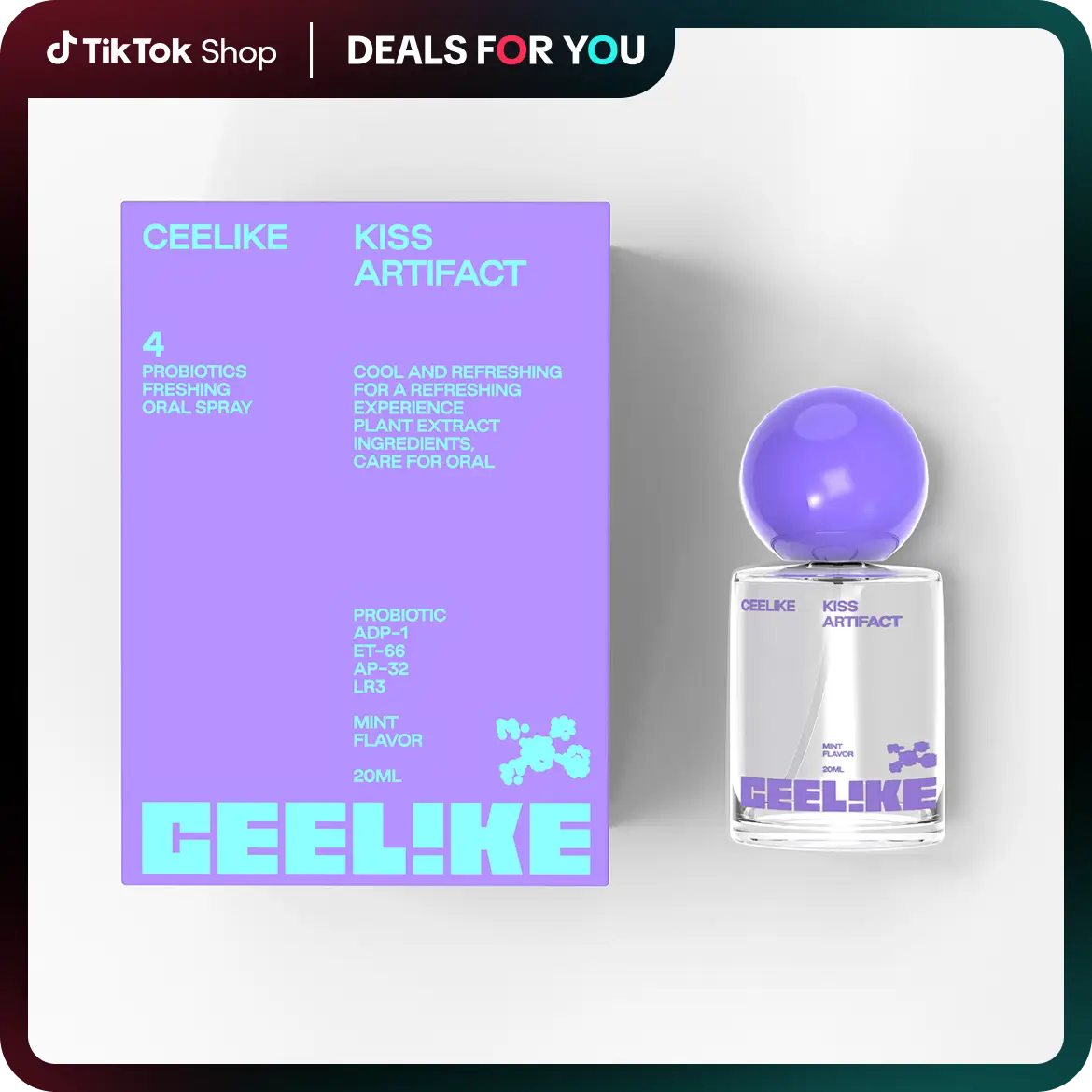 CEELIKE Probiotic Oral Spray – 20ml Breeze Mist for Lasting Freshness & Oral Care #dealsforyoudays