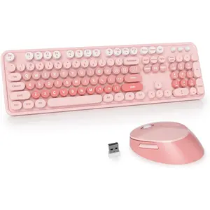 GTSP Colorful  Retro Keyboard and Combo Combo for Desktop Laptop and PC with Round Keycaps