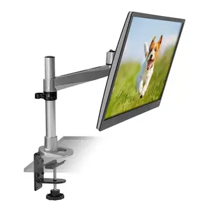 Mount-It! Full Motion Monitor Desk Mount with Clamp and Grommet