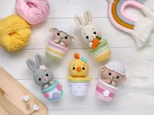 Easter Animal Crochet Easter Crochet | Easter Crochet | Easter Bunny Easter Basket