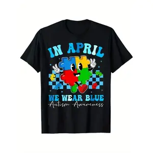 Celebrate Autism Awareness Month With Our Blue Wear Autism Awareness T-Shirt