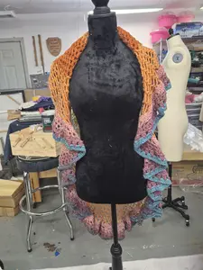 Handmade Crochet Shawl Duster, Fashion Accessory for Women, Lightweight Wrap for Casual Wear