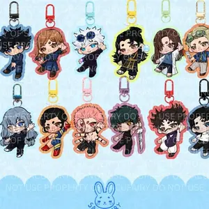 Sorcerer Anime Inspired Colorful Acrylic Keychains (NOT COMBO)