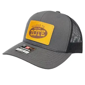 Pelon Zote Custom Hat with Authentic Leather Patch