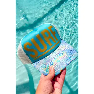 Blue Surf Trucker Hat