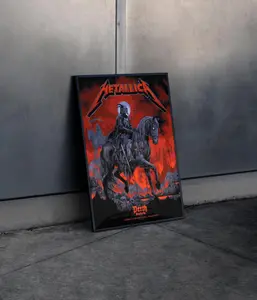 (No Frame) Metallica Poster Tour Show 1st Nov 2025 Wall Art For Fans