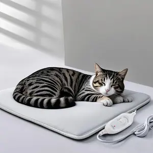 CozyPaws Heated Cat Bed with Adjustable Settings