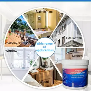 Waterproof Clear Sealant for Bathroom Tile Wall Repair Invisible Leak Proof Coating for Tub Shower Kitchen