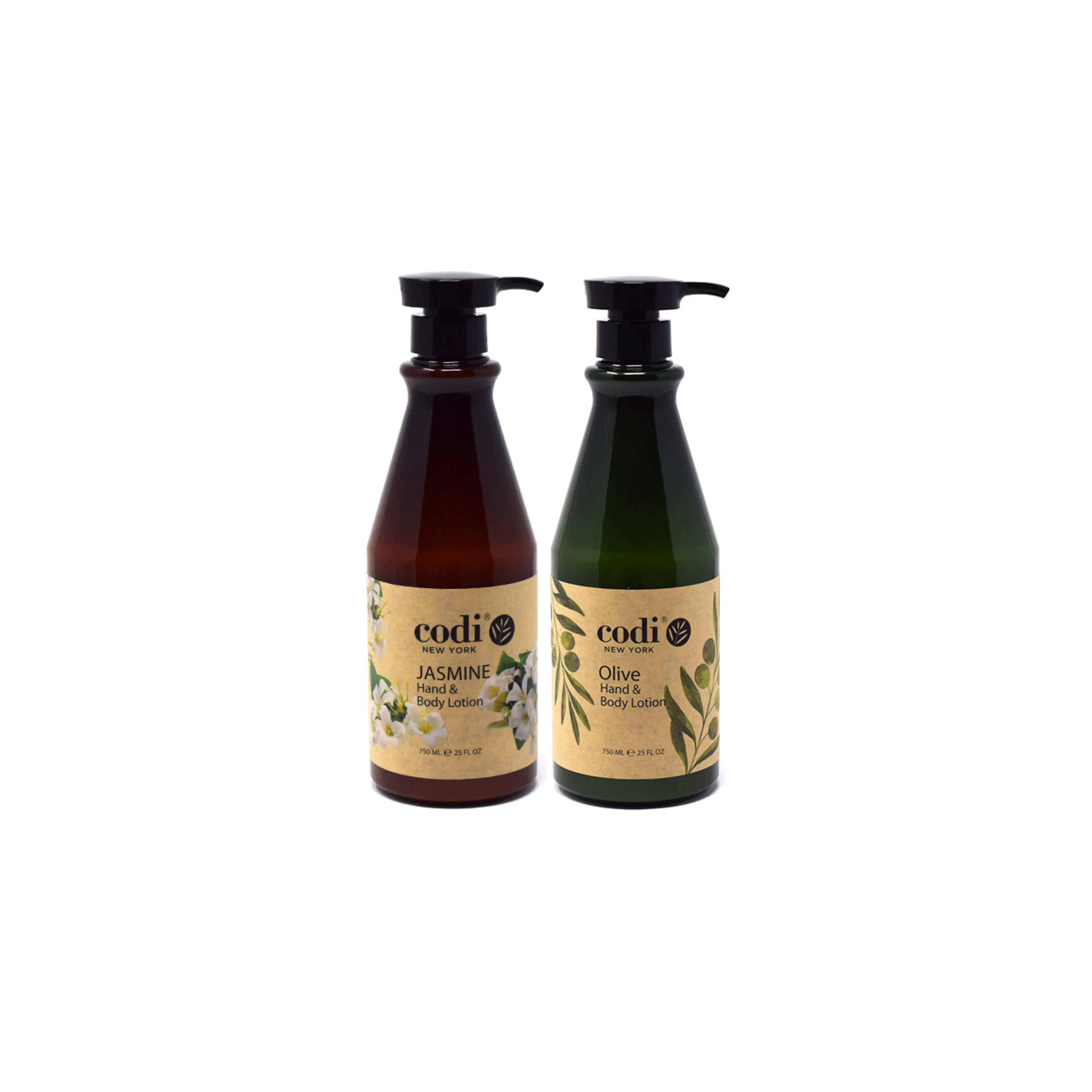 Codi Jasmine & Olive Hand & Body Lotion (750ml) - Daily Gentle Moisturizing Body Care with Olive Extract, Natural, Nourishing, Non-Greasy, Smooth Hydrating Formula