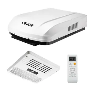 VEVOR RV Air Conditioner, 13500 BTU RV AC Unit, 120V Ducted Rooftop Air Conditioner with Variable Speed Compressor, Easy Install Quiet Cooling AC Unit with ADB Button Control and Remote Control, Whit
