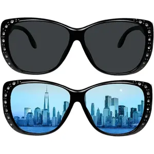 Sunglasses that Fit Over Glasses for Women UV Protection Polarized and HD Vision Fitover Eyeglasses