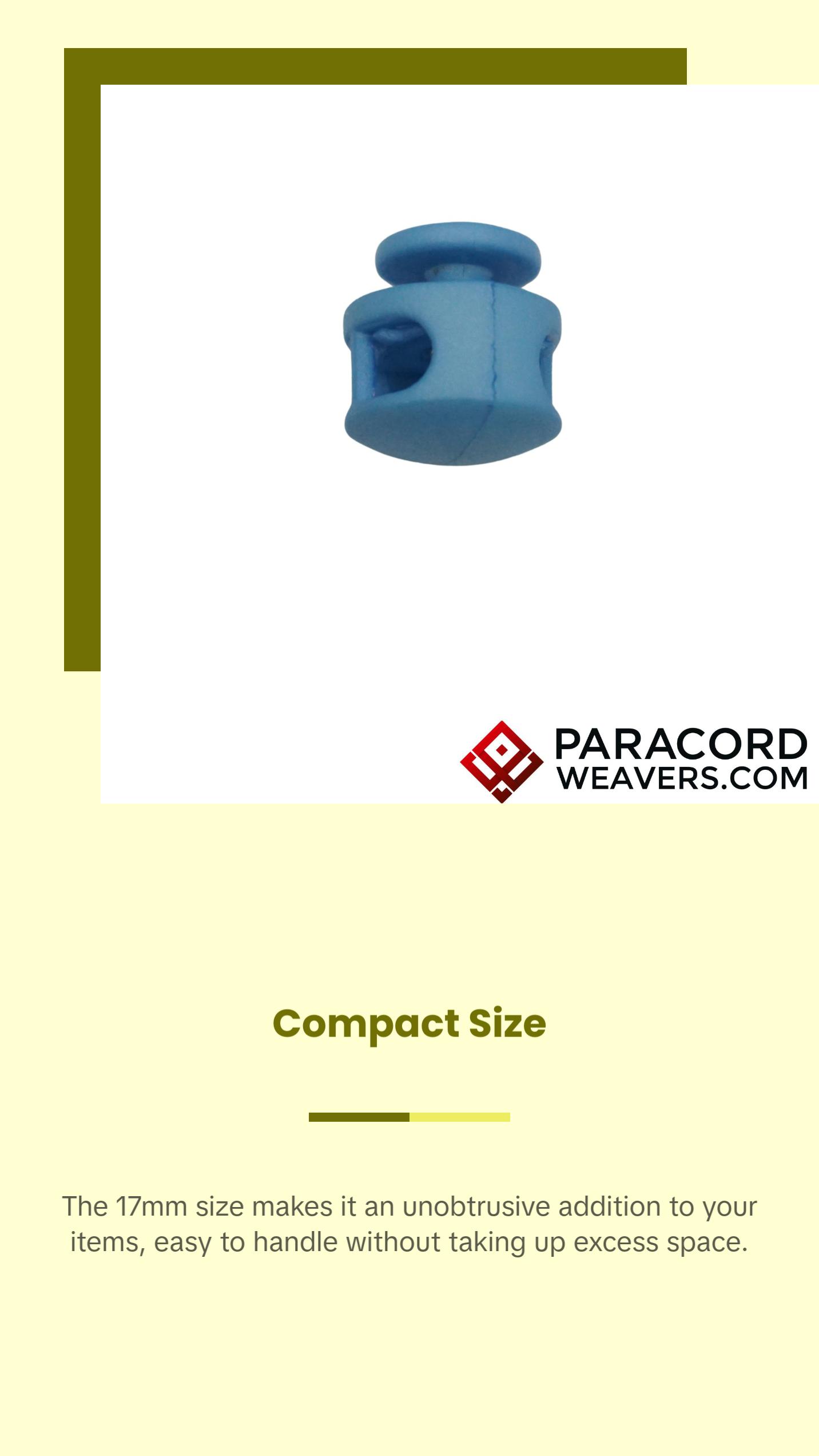 Plastic Button Drawstring Toggle - 17MM