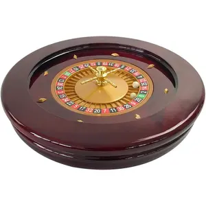 Deluxe Roulette Wheel Set - 20Inch Casino Grade High Glossy Roulette Game Set with 2 Balls, Smooth Spinning Action, Great for Home Game Night or Professional Use