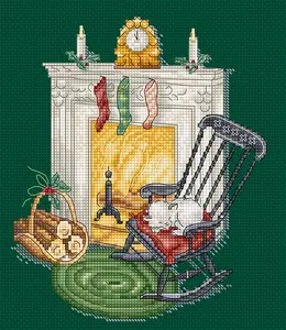 Resting by the chimney L8224 Counted Cross Stitch Kit