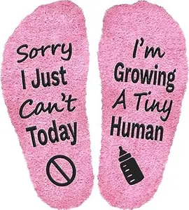 Funny Pregnancy Socks for Mom To Be - Soft & Comfortable, One Size Fits Most, Perfect Gift for Expecting Moms, First Time Mothers, and Pregnant Daughters
