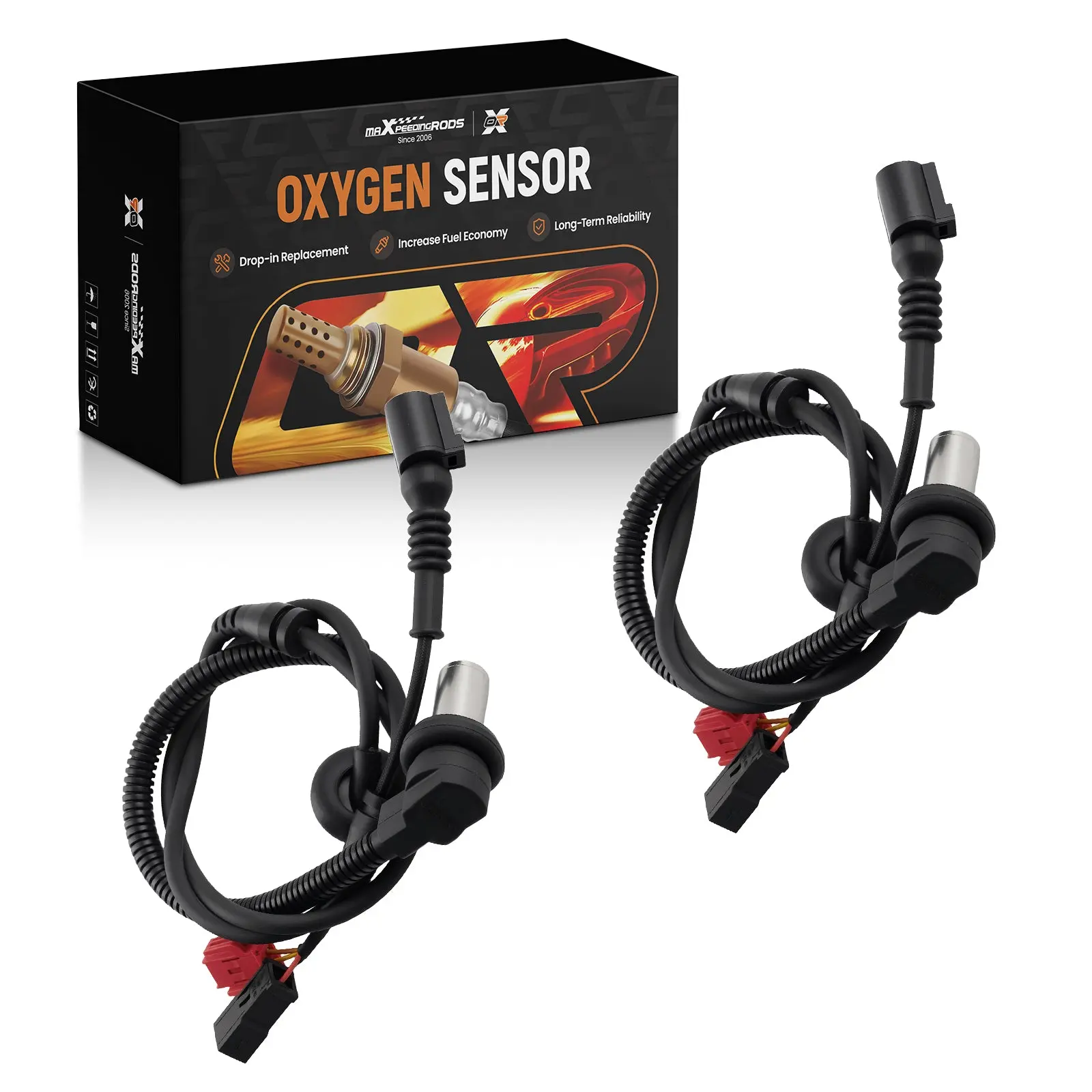 2X Front ABS Wheel Speed Sensor compatible for Audi A4 Quattro Turbo compatible for VW Passat 1.8 2.0L