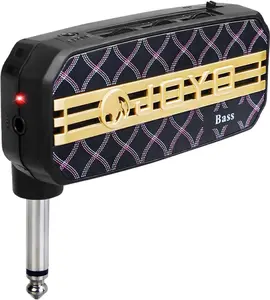 Bass Headphone Amp Mini Guitar Bassist Practice Amplifier with Aux in Portable (JA-03)