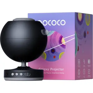 Galaxy  Projector for Bedroom with Replaceable Optical Film Discs,  Planetarium Night Light Projector with  Soft Light for Relax, Study, and Meditate,   Gifts
