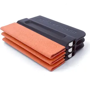 3Pack Magnetic Felt Edge Squeegee Vinyl Wrap Tools Window Film Squeegee Widnow Tint Tools Kit for Car Vinyl Wrap, Window Tint, Auto Graphic, Wallpaper,Decal Sticker Installation tool (Black) Durable