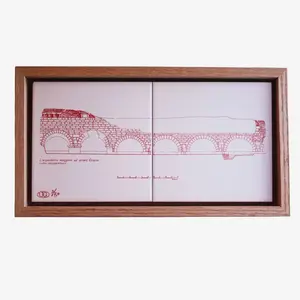 RELIC Cesarea Aqueduct Ceramic Tile | Ehud Gardi