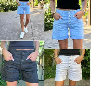 Commando Shorts with Functional Button *Final Sale*