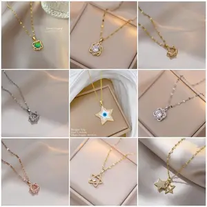 Jewish Magen Star of David Sterling Necklace Women Moved Crystal Israel Judaica Hebrew Jewelry Stainless Steel Hanukkah Pendants