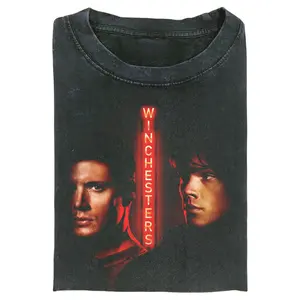 Supernatural Shirt, Sam and Dean Winchester Vintage TV Graphic Tee Gift for Men, Gift for Women, Crew Neck T-shirt, Trending T-shirt