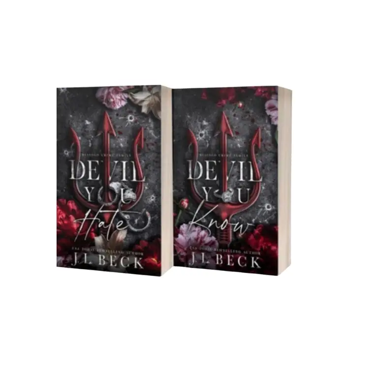 Dark Mafia Romance Duet: Devil You Hate & Devil You Know by J.L. Beck - Paperback Collection of Enemies to Lovers Romance Books