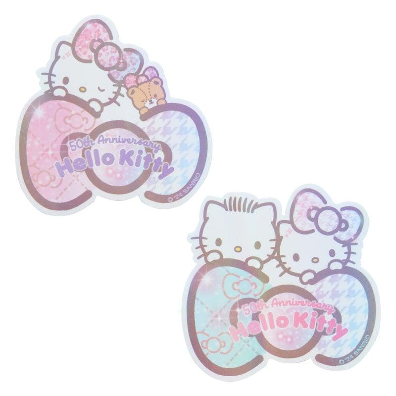Hello Kitty Sticker & Pouch Set 50th Anniv. (Fashionable Ribbons Series)