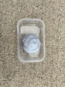 Blueberry Light Sunde Slime - As Seen in the Picture Featuring a Container with the Slime Content