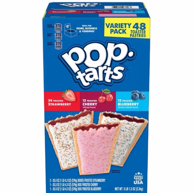 Pop-Tarts Frosted Toaster Pastries – Assorted Flavors, Bulk Pack Pop-Tarts Frosted Toaster Pastries – Assorted Flavors, Bulk Pack