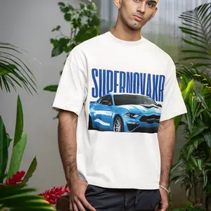 SUPERNOVA Sports Car Graphic Unisex Tee - High-Speed Auto Design T-Shirt for Men & Women | Cool Racing Car Style Menswear Top Cotton Aesthetic